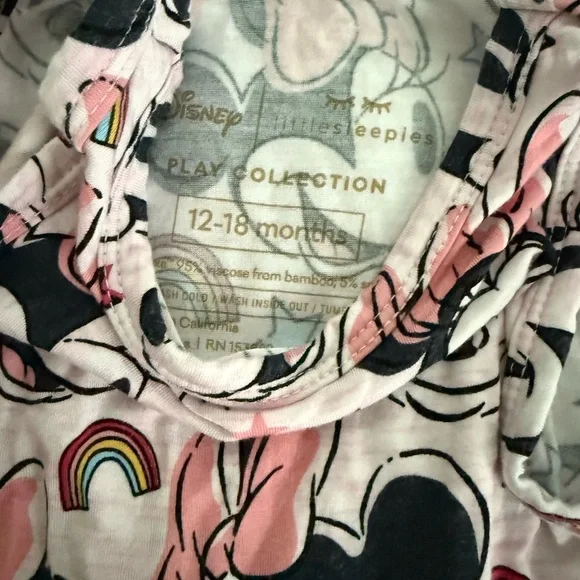 Little Sleepies Minnie Forever Twirl Dress with Bodysuit - 12-18M - Picture 2 of 5